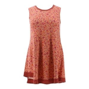 LOGO Lounge Lori Goldstein French Terry Tank A305493 Size Medium